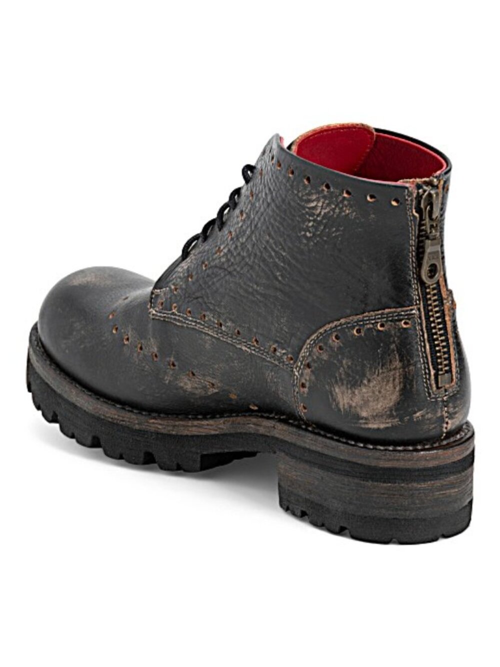 BED|STU QUATRO III Booties - Black Wash- - Picture 2 of 15